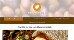 Desktop Screenshot of nypotatis.se