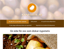 Tablet Screenshot of nypotatis.se